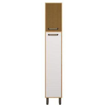 Imagem de Paneleiro de Cozinha 40cm Emily Freijó/Ripado/Off Acetinado Z44 - Mpoz