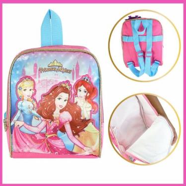 Imagem de Lancheira Térmica Escolar Infantil Princesas Mágicas 28cm x 23cm Lanch