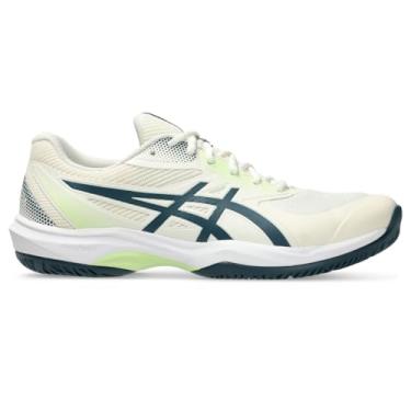 Imagem de Asics Tênis masculino Game FlyteFoam Pickleball, Creme/azul-petróleo tranquilo, 39