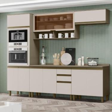 Imagem de Cozinha Modulada 271,5cm 5 Peças com Torre Quente para 2 Fornos 10 Por