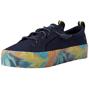 Imagem de Sperry Sapato de barco feminino plataforma Crest Vibe, Azul marino, 9