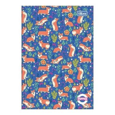 Imagem de Caderno Brochura Capa Dura Pequeno 1/4 Pepper 80 Folhas TILIBRA