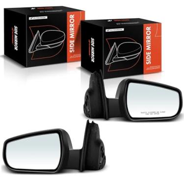 Imagem de A-Premium Par (2) espelhos retrovisores elétricos do lado do motorista e do passageiro - compatível com Chevrolet Malibu 2013 2014 2015 - Espelho retrovisor externo externo dobrável manual aquecido