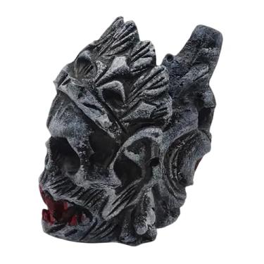 Imagem de Apito da Morte Asteca - Mais de 125 decibéis humanos gritos mais altos, apito asteca antigo para Halloween, Dia de Los Muertos, presentes exclusivos para fãs de terror e história (preto B)