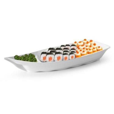 Imagem de Barca Gigante para Sushi Sashimi 60 cm Melamina 100% Profissional Gour