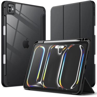 Imagem de Capa JeTech para iPad Pro de 11 polegadas M4 2024 com porta-lápis
