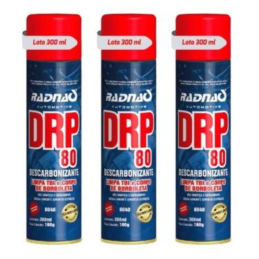 Imagem de Descarbonizante Drp80 Radnaq 300ml Igual Car80  3uni - Geral