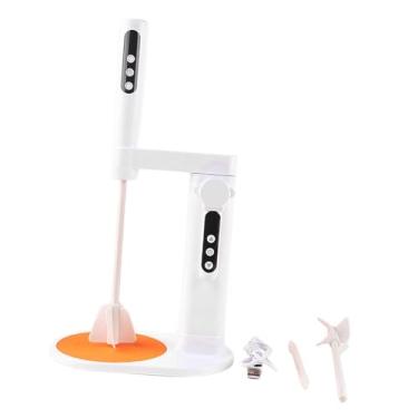 Imagem de UGPLM Misturador elétrico de resina epóxi, portátil, leve, para minimizar bolhas, agitador elétrico para fabricação de sabão, tinta de silicone, com Suporte