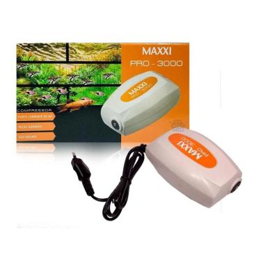 Imagem de Compressor De Ar Maxxi Power Pro-3000 Aquários 110V 3,5W