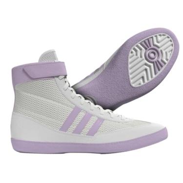 Imagem de adidas Combat Speed 4 Tênis feminino de luta livre, Branco/Lavanda, 39
