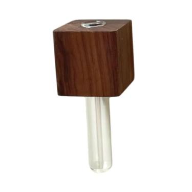 Imagem de Generic Mini Vaso Ímãs de Geladeira Ímãs de Geladeira Decorativos Pequeno Vaso Arranjo de Flores para Armário Cozinha Escritório, Marrom Escuro