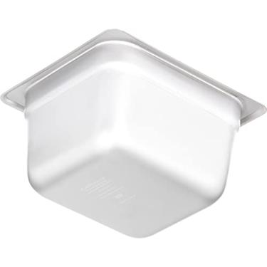 Imagem de Carlisle 607164 Aço Inoxidável DuraPan 18-8 Medidor de Luz 1/6 Tamanho 1/6 Frigideira Antigeleia, 2,6 qt de capacidade, 16 cm de comprimento x 16,5 cm de largura (caixa com 6)