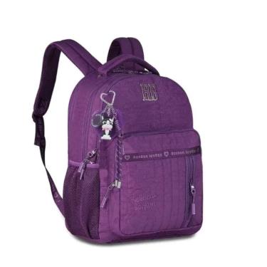 Imagem de Mochila Costas Rebecca Bonbon Bolsa Escolar Feminina - Roxo