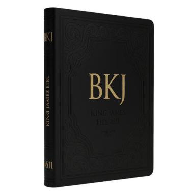 Imagem de Bíblia King James 1611 Extra Gigante Capa Preta Sofisticada E Letras G