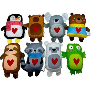 Imagem de Kit 8 Animais Almofada Pelucia Fofo Infantil Decoracao 20cm