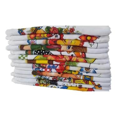 Imagem de 2X Kit Pano De Prato Copa Estampado Pé De Galinha  10