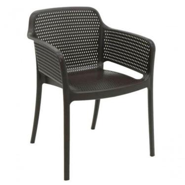 Imagem de Cadeira Tramontina Gabriela Em Fibra De Vidro Marrom