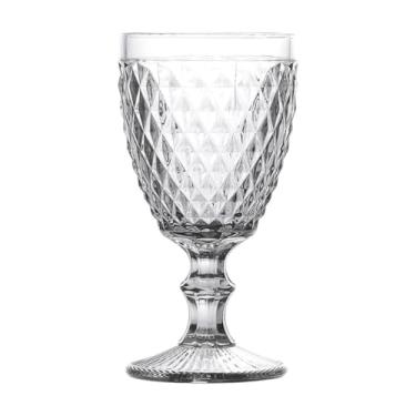 Imagem de Conjunto 2 Taças de Vidro para Vinho Bico de Abacaxi Transparente – 230ml