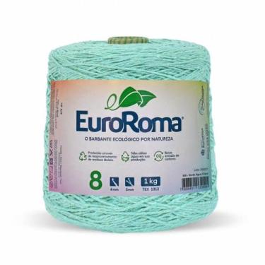 Imagem de Barbante Colorido EuroRoma 8 Fios 1kg 762m - Fio Sustentável para Croc