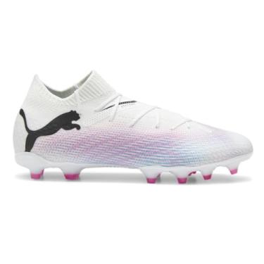 Imagem de PUMA Future 7 Pro Firm Ground/Artificial Ground, Puma Branco/PUMA Preto/Rosa Veneno, 8