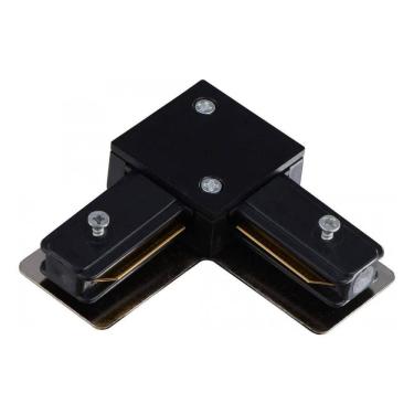 Imagem de Conector Emenda Para Trilho Eletrificado Preto Branco Estrut