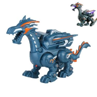 Imagem de Robô Dinossauro | Jogo De Aprendizagem Com Luz E Spray,Dinossauro De Estimação Andante - Para Crianças De 3 A 12 Anos Meninas Casa Quarto De Bebé Sala De Brinquedos Festa De Aniversário Reunião