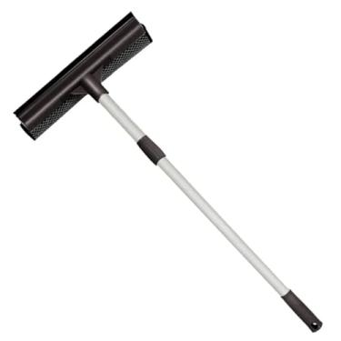 Imagem de ZABEES Limpador de vidro escova de limpeza de janela espelho de banheiro ferramenta de limpeza de carro porta deslizante chuveiro porta de vidro alça longa ajustável