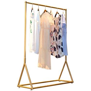 Imagem de LULUMAIC Suporte de exibição de loja de roupas, suporte de piso de ferro forjado, escorredor de varanda e forte capacidade de carga