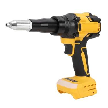 Imagem de Asixxsix Pistola de Rebite Sem Fio, Kit de Rebitador Elétrico Alimentado por Bateria Com Motor Sem Escova Com Força de Tração de 2.248 Libras, Luz LED, Reversão Automática