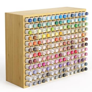 Imagem de DUJEN Organizador e armazenamento de marcadores de 180 compartimentos, lápis de cor, pincéis de tinta, suporte de caneta para mesa de escritório, estojo com suporte de marcador completamente montado