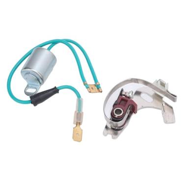 Imagem de aqxreight Conjunto de Pontos Distribuidores e Condensador Construção Metálica Kit de Pontos Distribuidores Profissionais de Substituição para Lucas 43D 45D 4 6 Os Entusiastas do Cilindro Preferem o