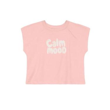 Imagem de Blusa infantil menina com estampa tropical Brandili, 10, Rosa