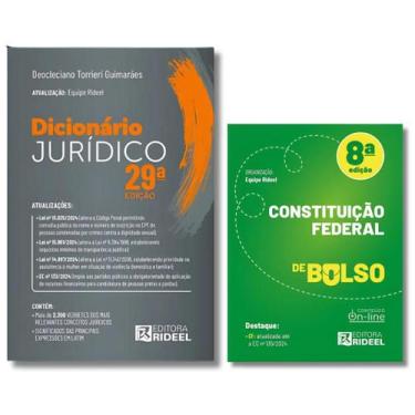 Imagem de Dicionário Jurídico + Constituição Federal De Bolso - Editora Rideel