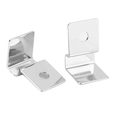 Imagem de Naroote Suporte de Cobertura de Tanque de Peixes Antiferrugem de 4 Unidades, Clipe de Suporte de Vidro de Aquário de Alta Resistência Com Plugue de Fixação, Material de Aço Inoxidável, Opções de