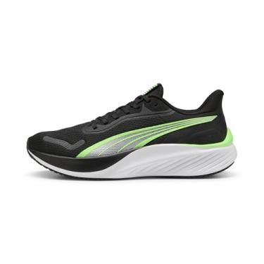 Imagem de PUMA Tênis de corrida unissex adulto, Puma Brilho preto e verde, 35/36 BR