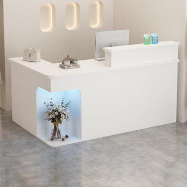 Imagem de Mesa de recepção, recepção, recepção pequena, balcão de loja, mesa de recepção em forma de L, balcão de caixa, balcão de recepção, mesa de recepção de salão, mesa de recepção em pé, mesa de recepção