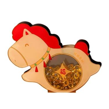 Imagem de predolo Estatueta de Cavalo, Escultura Animal, Presente Criativo do Zodíaco, Enfeite de Mesa Colecionável para o Festival da Primavera e Decoração de Casa, Branco