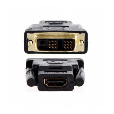 Imagem de Adaptador Dvi-d Macho 18+1 X Hdmi Femea Banhado A Ouro 24k