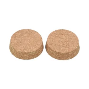 Imagem de Tampa De Garrafa Térmica De Cortiça De Madeira Grande 74mm-103mm Diâme