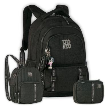 Imagem de Kit Mochila Rebecca Bonbon Costas Meninas Lancheira E Estojo - Clio St