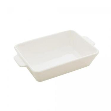Imagem de Travessa Refrataria Basic Porcelana 23,5x14,5x5cm C/ Alca Lyor Design-