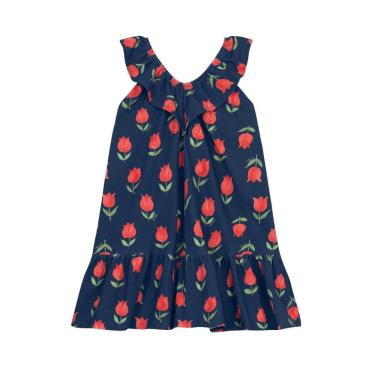 Imagem de Vestido infantil menina floral Mundi
