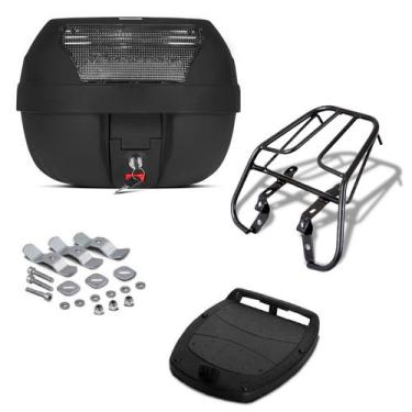 Imagem de Bau De Moto 28 Litros Pro Tork Com Bagageiro Titan 125 1995 Até 1999, 