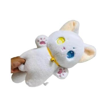Imagem de Brinquedo De Pelúcia Gato Preto E Branco De 25cm, Boneco De Animal De 