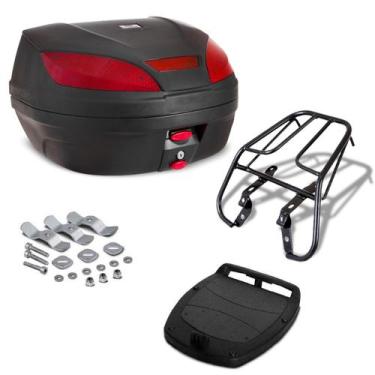 Imagem de Baú Bauleto De Moto 52 Litros Com Bagageiro Titan 125 1995 1996 1997 1