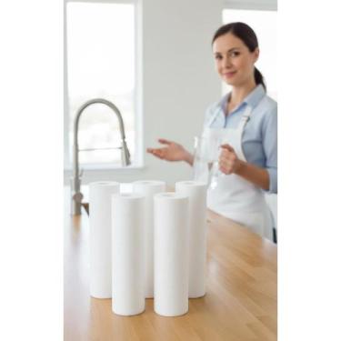 Imagem de Kit 5x Refil Polipropileno 5 Micras p/ Filtro 10" Branco - Congratulat