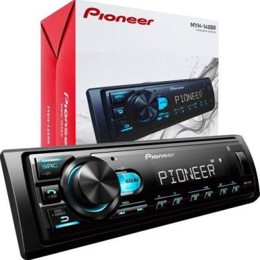Imagem de Radio Pioneer Mp3 Player Automotivo Bluetooth USB FM Som Universal Com