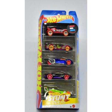 Imagem de Hot wheels - pack 5 carros - hot wheels stunt tracks - 2025