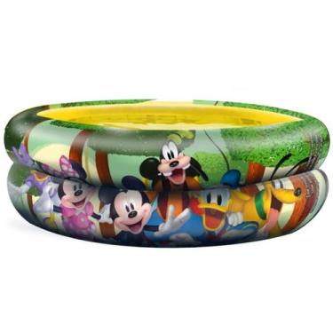 Imagem de Piscina Mickey Mouse Disney Infantil Inflavel Redonda 21L, Colorido