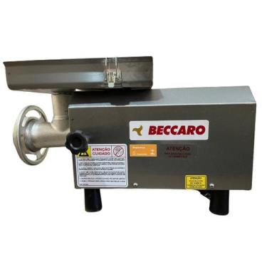 Imagem de Picador Moedor De Carne Boca08 1/2cv Aço Inox 90kg/h Elétrico Profissi